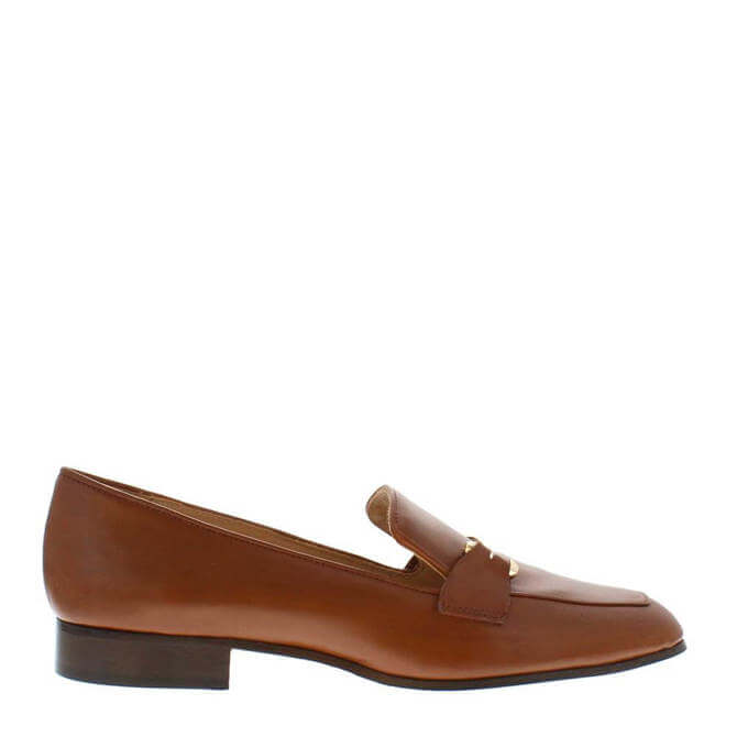 Carl Scarpa House Collection Felicity Tan Leather Loafers